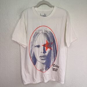 Beyonce Cowboy Carter Tour Shirt Large Yaya White Tee CCT 2025 Concert Merch L